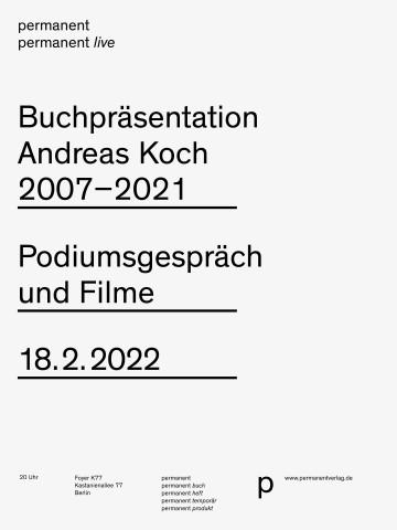 Andreas Koch , 2007-2021