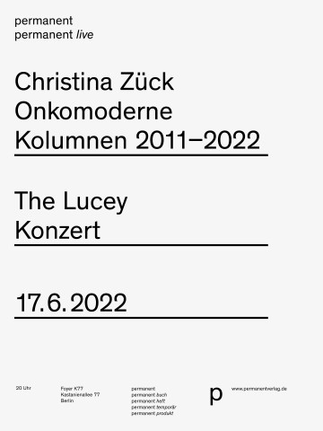 Christina Zück , Onkomoderne